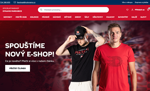 Spouštíme nový e-shop