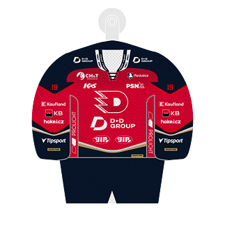 Minidres 2026/27 červený HC Dynamo Pardubice