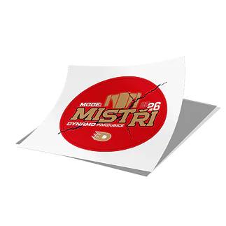 Samolepka Mistři 2026 red HC Dynamo Pardubice